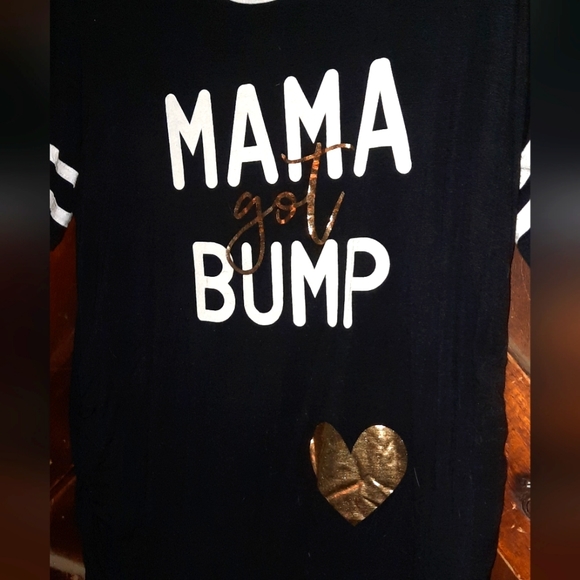 🍀3/15 Maternity Mama Got Bump tee-shirt - Picture 2 of 6